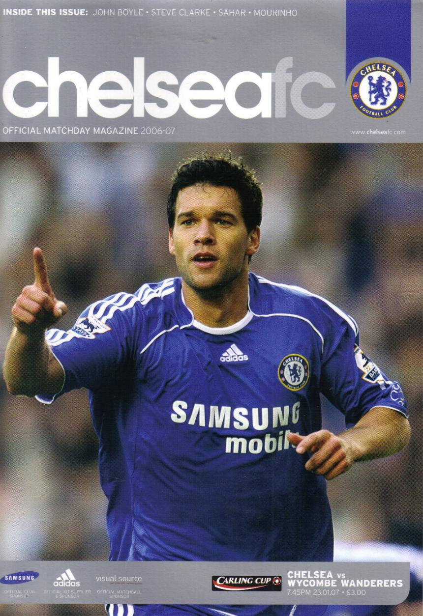 2007 CARLING CUP SEMI-FINAL - CHELSEA v WYCOMBE WANDERERS